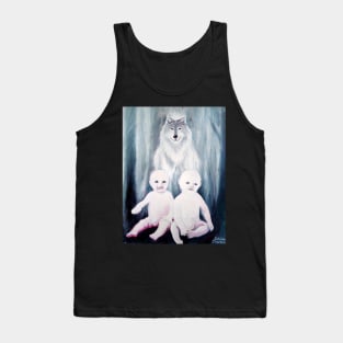 Romulus, Remus and the wolf Tank Top